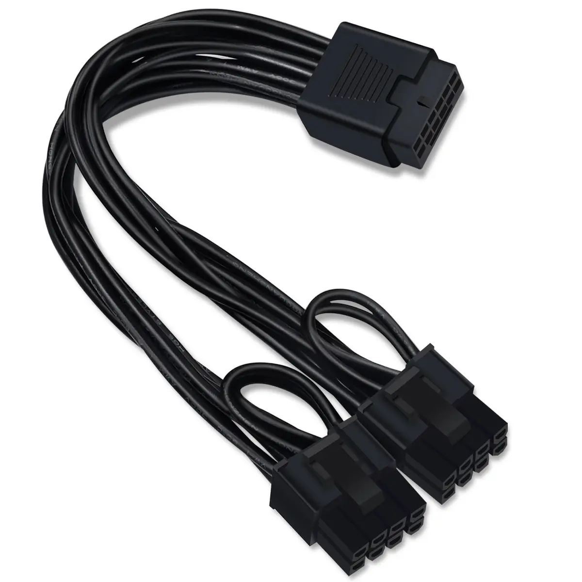 COMeap 16 Pin to Dual 8 Pin PCIe Conversion Cable 18cm (7in) | Powers GPUs with 12VHPWR PSU Ports - main product image