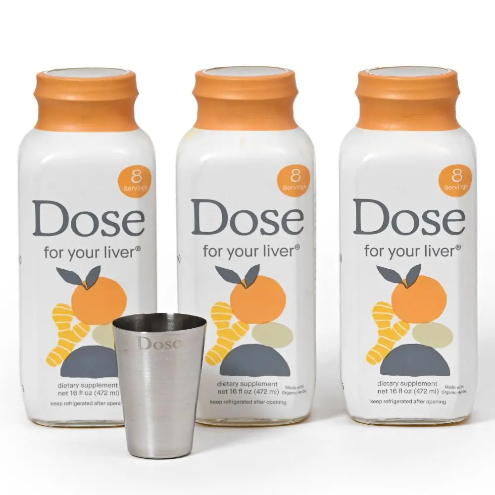 Dose for Your Liver Cleanse Detox & Repair Liquid 1420ml (48 Fl Oz) | Clinically-Backed Liver Support - main product image