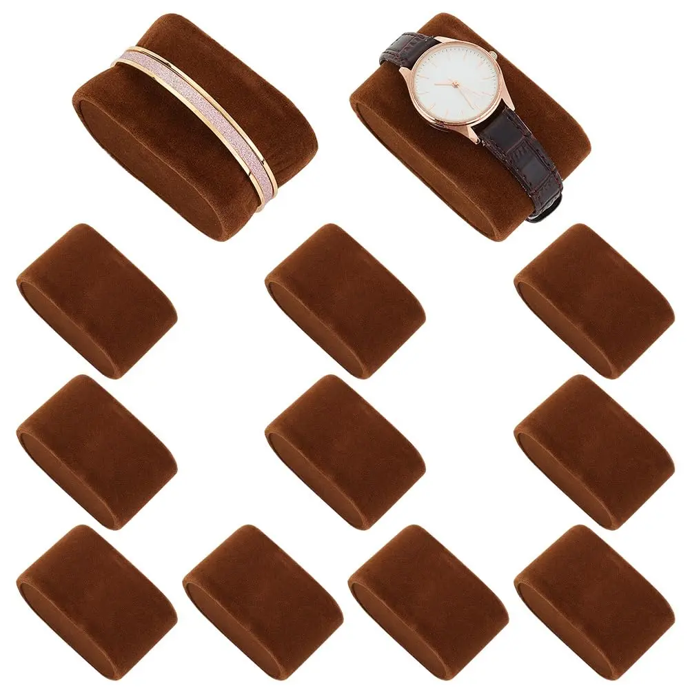 PH PandaHall 12pcs Velvet Bracelet Pillows 1.3x2.8x1.7 in | Jewelry Display Support - main product image