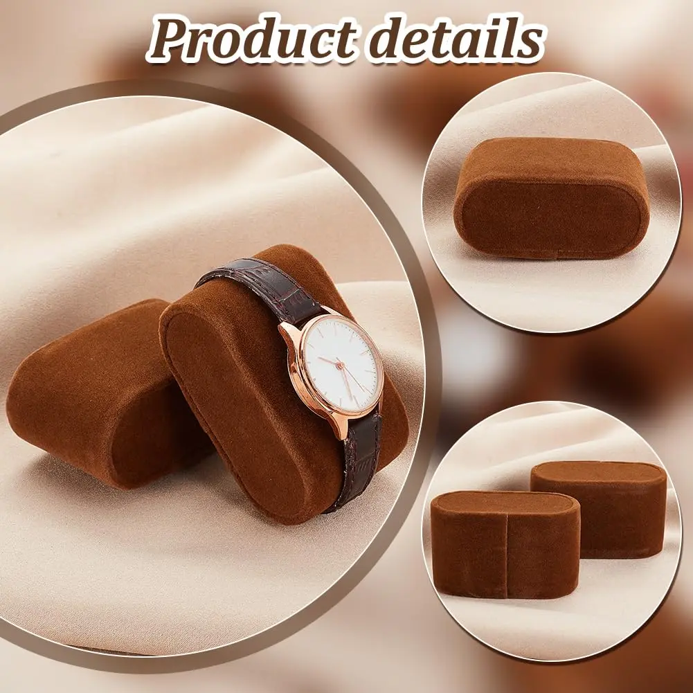 PH PandaHall 12pcs Velvet Bracelet Pillows 1.3x2.8x1.7 in | Jewelry Display Support - view 4