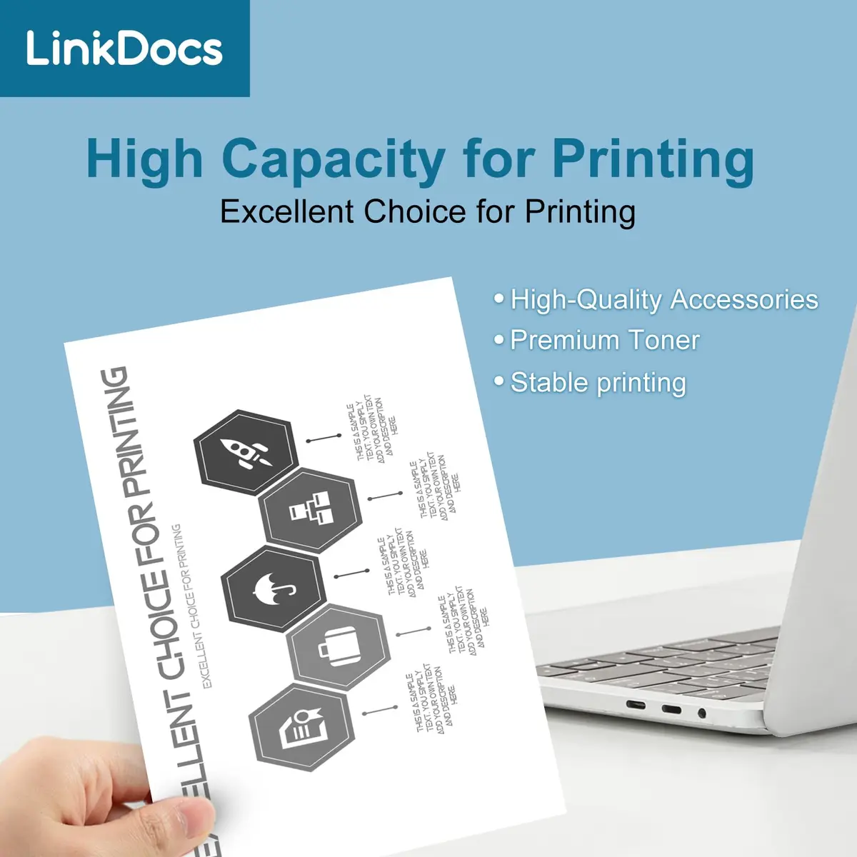 LinkDocs 147X Toner Cartridge Black | 25,200 Pages (Letter Size) - view 5