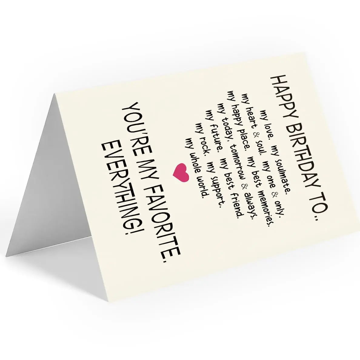 WowBefun Funny Birthday Card for Husband Boyfriend Him | 12.7 x 17.8 cm (5x7 Inch) - view 3
