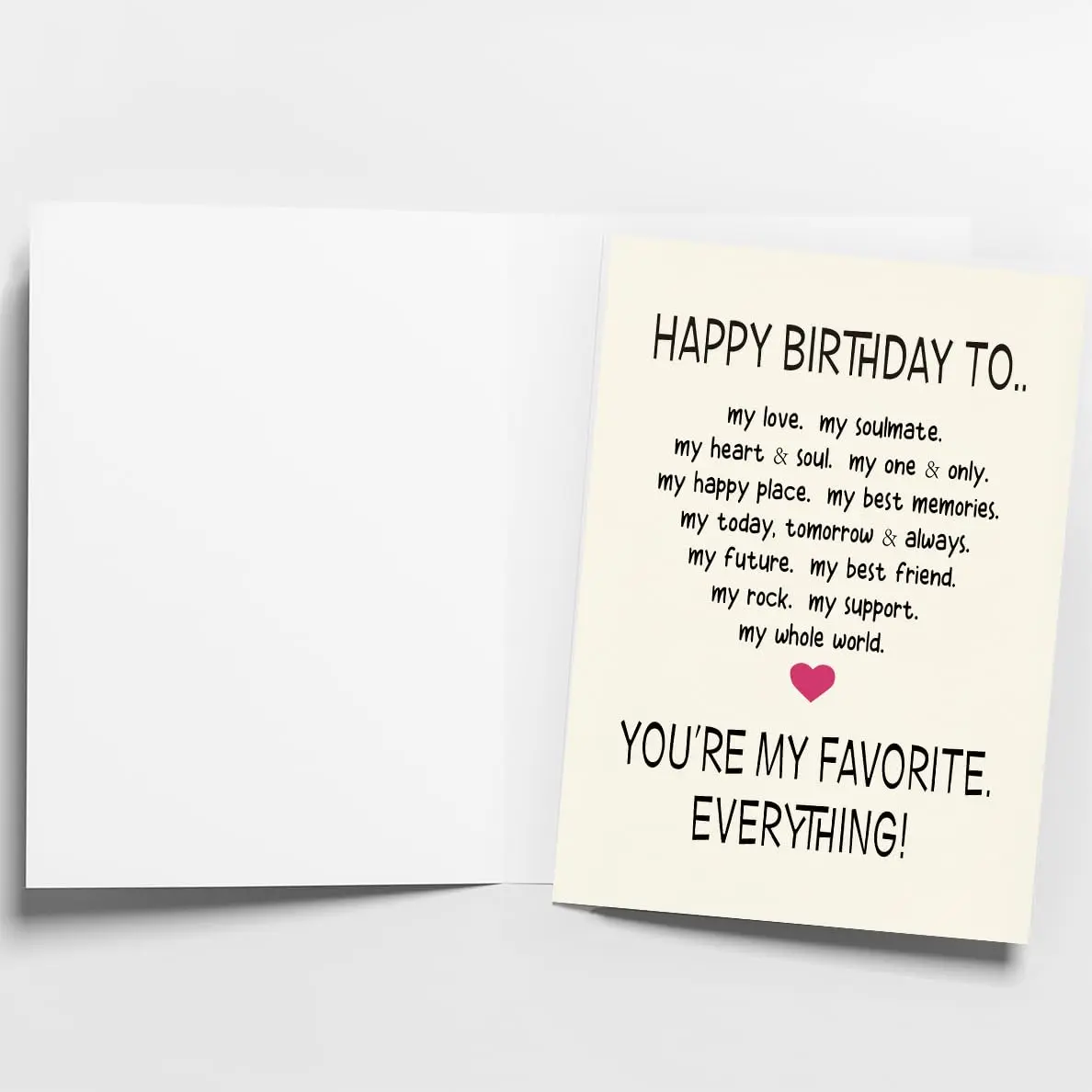 WowBefun Funny Birthday Card for Husband Boyfriend Him | 12.7 x 17.8 cm (5x7 Inch) - view 4