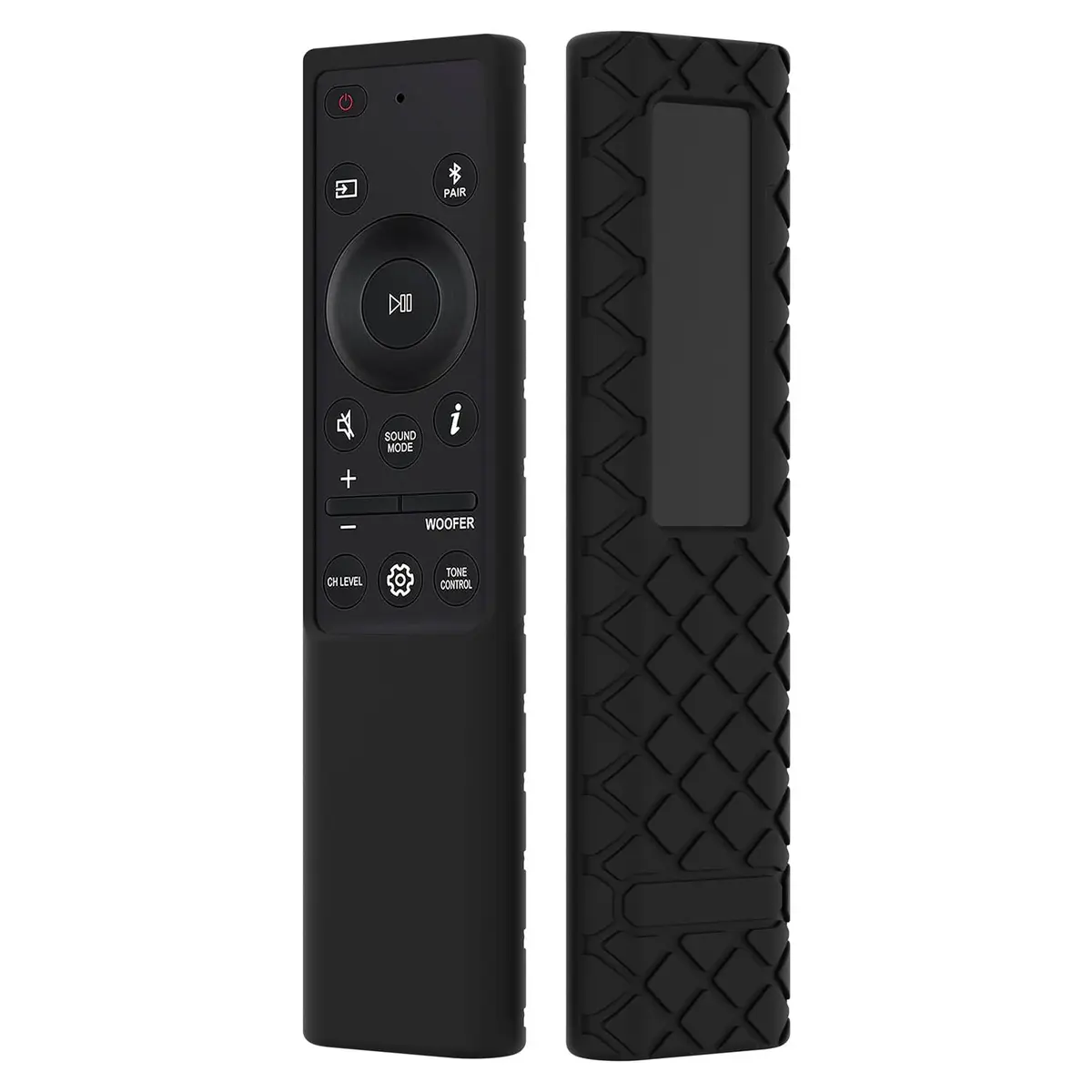 JCMOYUTY Silicone Remote Cover for Samsung Soundbar HW-Q60C & More | Full Protection & Glow - main product image