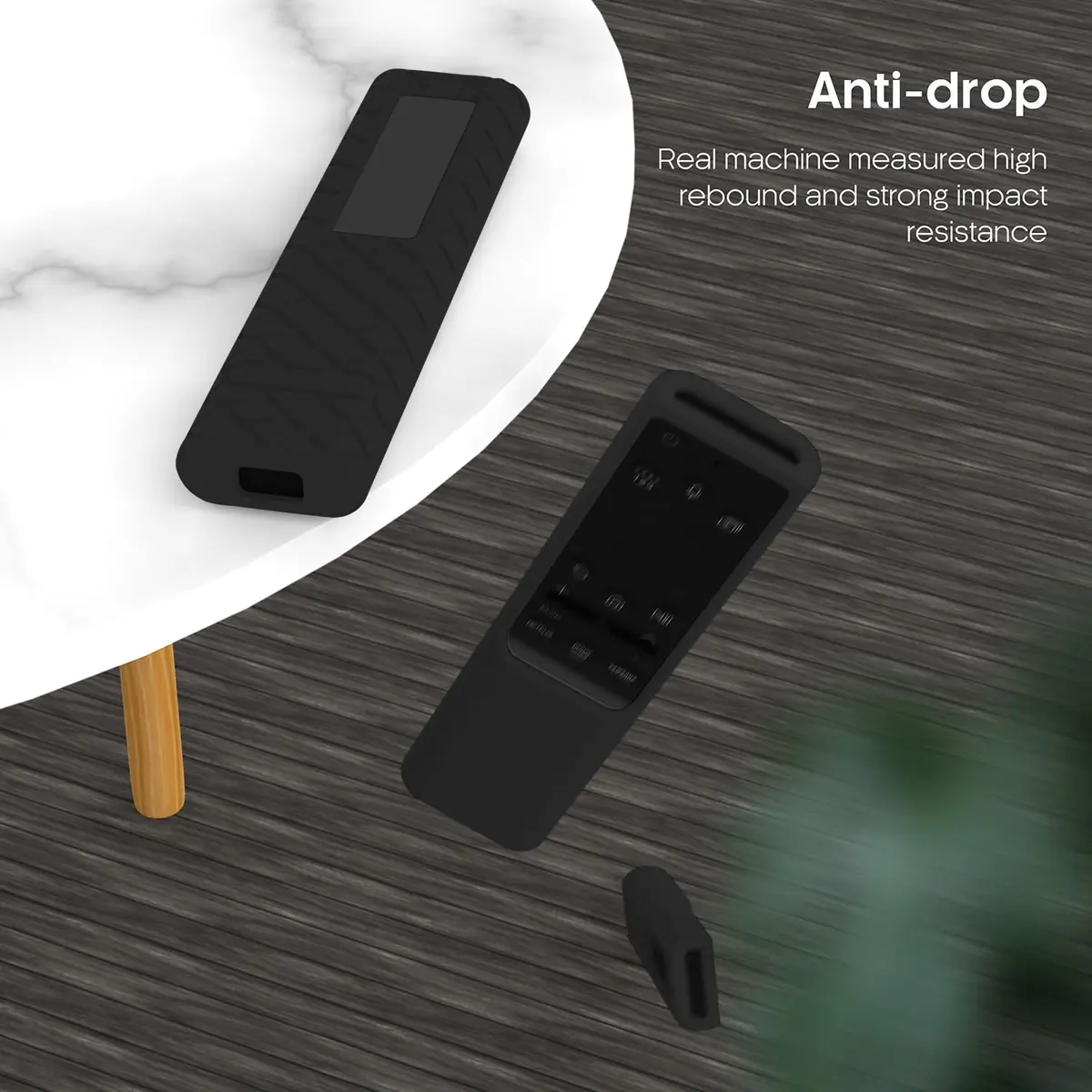 JCMOYUTY Silicone Remote Cover for Samsung Soundbar HW-Q60C & More | Full Protection & Glow - view 3