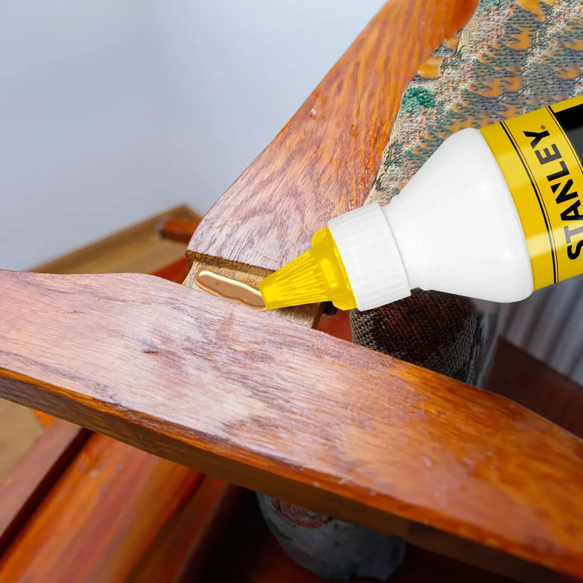 STANLEY Fast Cure Wood Glue 12 Pack | High Strength, Water-Resistant, Quick Dry (70-120c) - view 5