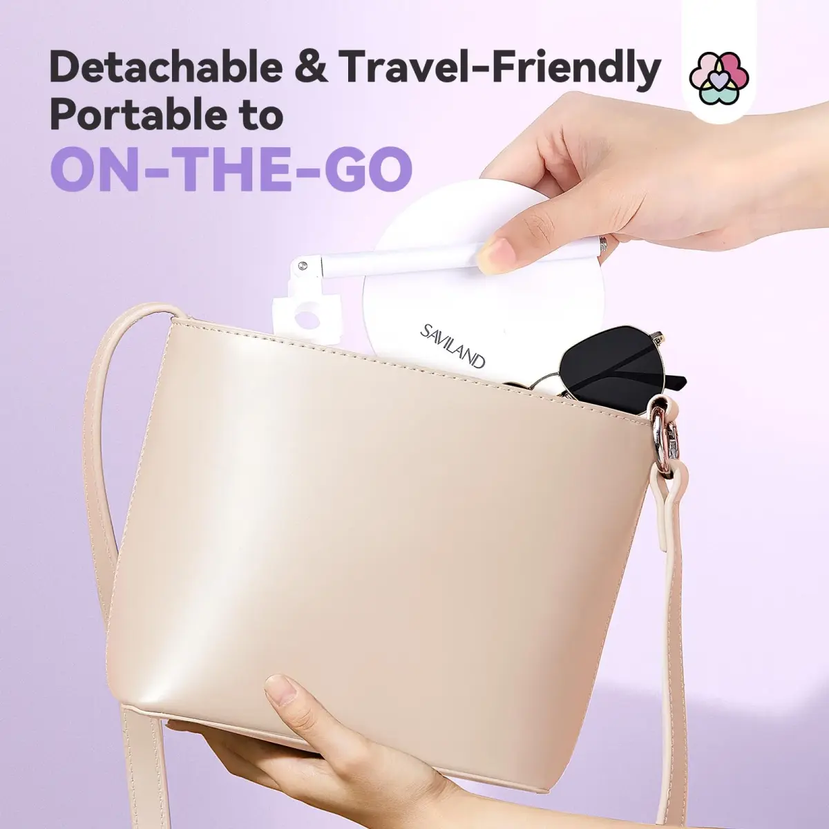 SAVILAND 360° Adjustable Magnetic UV Nail Lamp Stand | Hands-Free Curing for Gel Nails - view 6