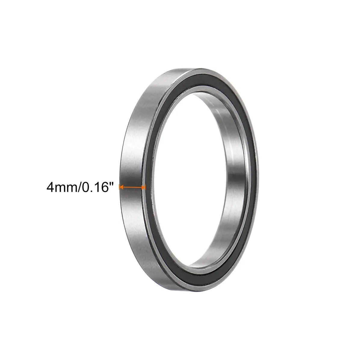 uxcell Deep Groove Ball Bearing 25x32x4mm Double Sealed Chrome Steel | Low Noise, High Support - view 3