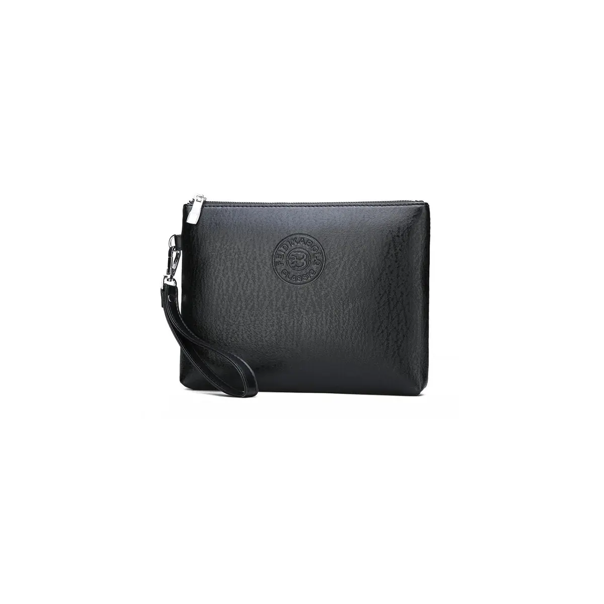 LOGUTIA Clutch Purses for Men Black Wristlet Envelope Bag | Waterproof PU Leather, Small & Dressy - main product image