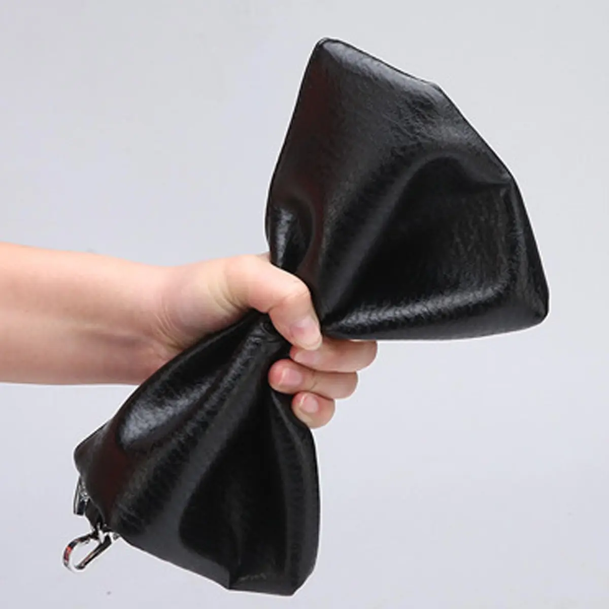 LOGUTIA Clutch Purses for Men Black Wristlet Envelope Bag | Waterproof PU Leather, Small & Dressy - view 7