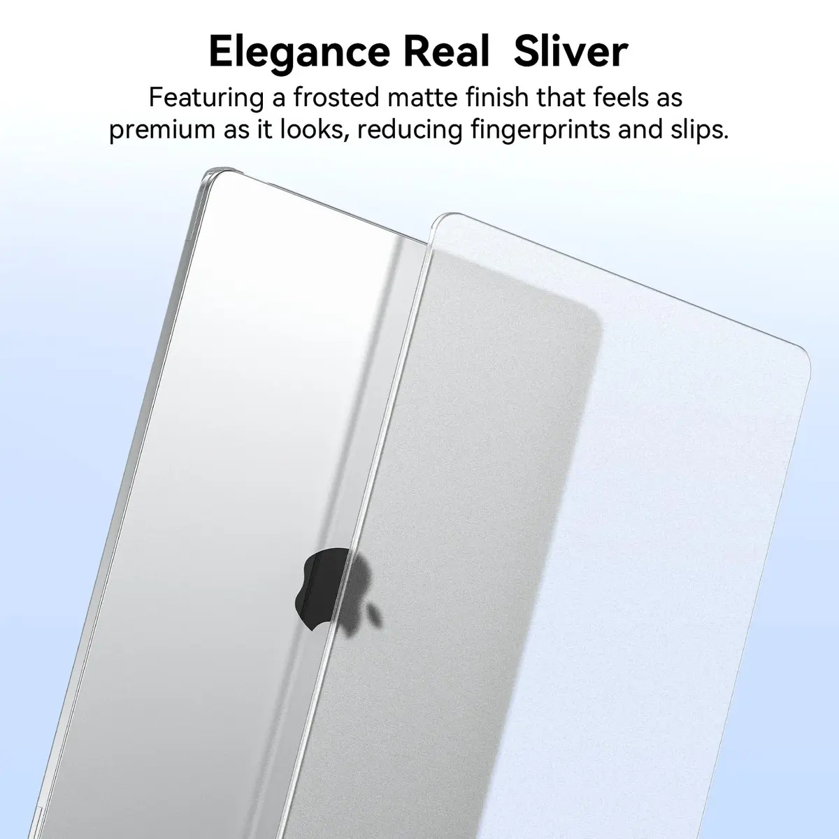 EooCoo Case for MacBook Air 13.6 Inch | Matte Clear, Slim & Protective (70-120 chars) - view 2