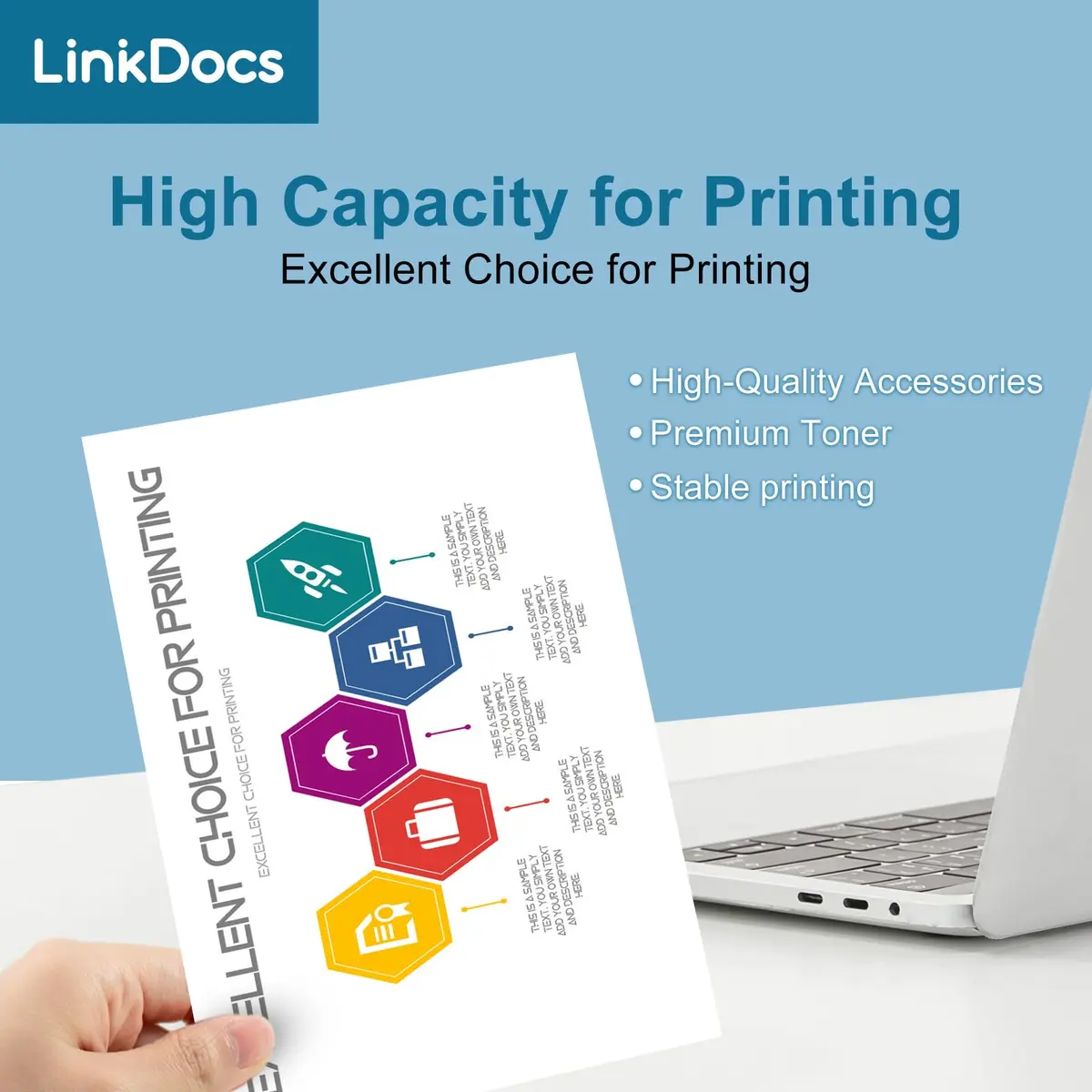 LinkDocs 212X Black Toner Cartridge 13000 Pages (1-Pack) | High-Yield Remanufactured for HP Enterprise Printers - view 5