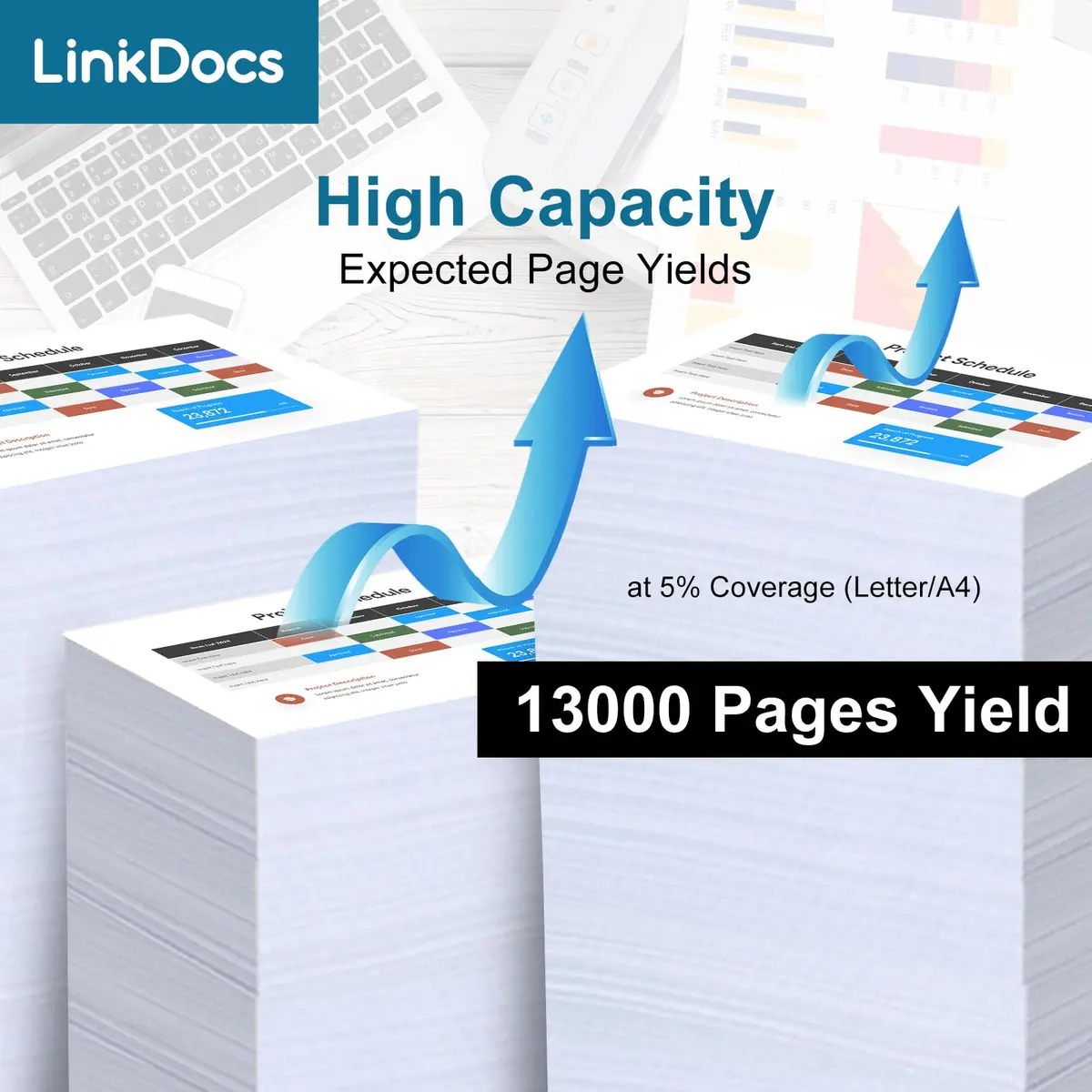 LinkDocs 212X Black Toner Cartridge 13000 Pages (1-Pack) | High-Yield Remanufactured for HP Enterprise Printers - view 2