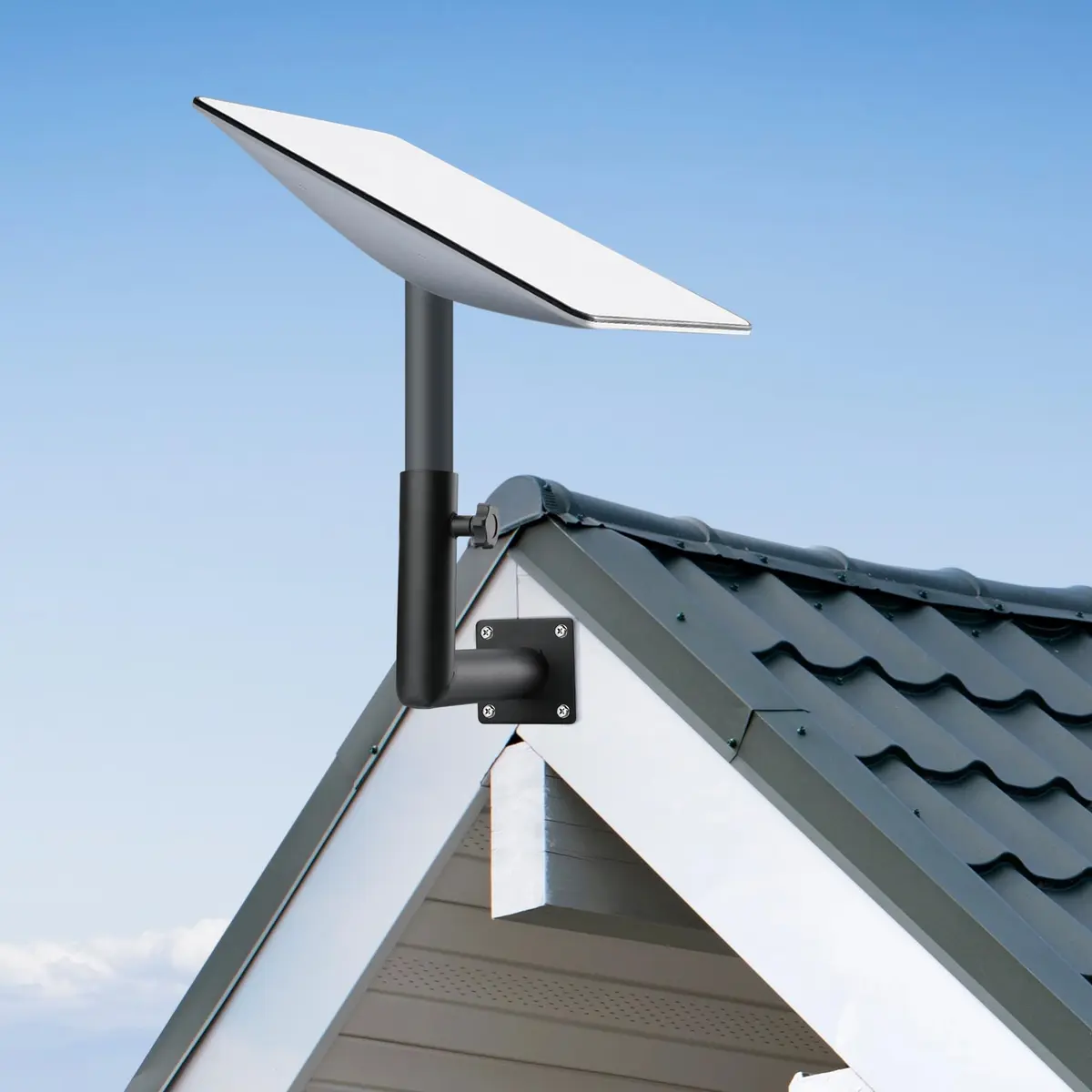 Arinster Starlink Short Wall Mount Kit for Gen 2 Dish | 1.05 kg (2.3 lb) Steel Bracket - main product image