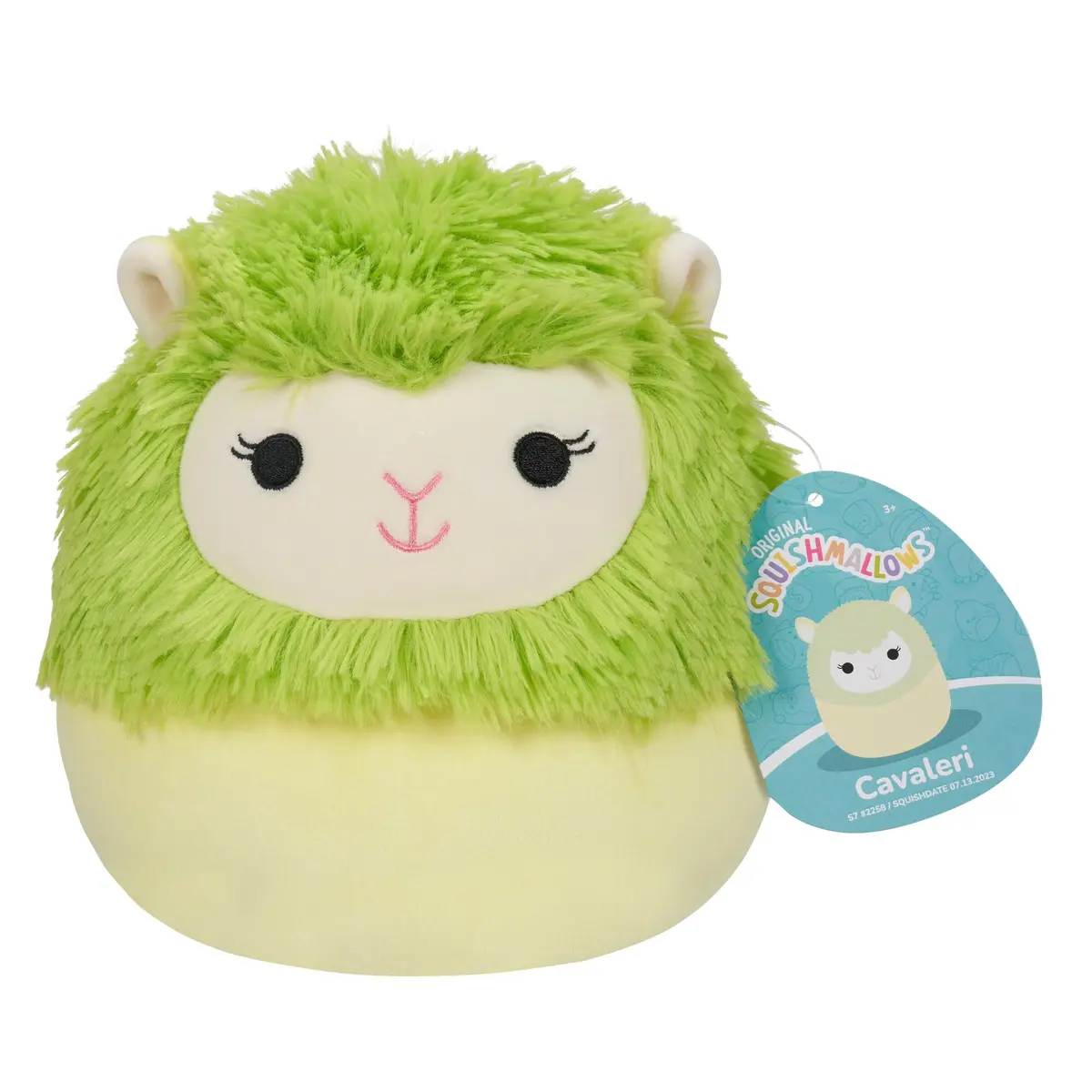 Squishmallows 7.5-Inch Cavaleri Lime Green Alpaca Plush | Soft, Collectible Toy for Kids & Teens - main product image