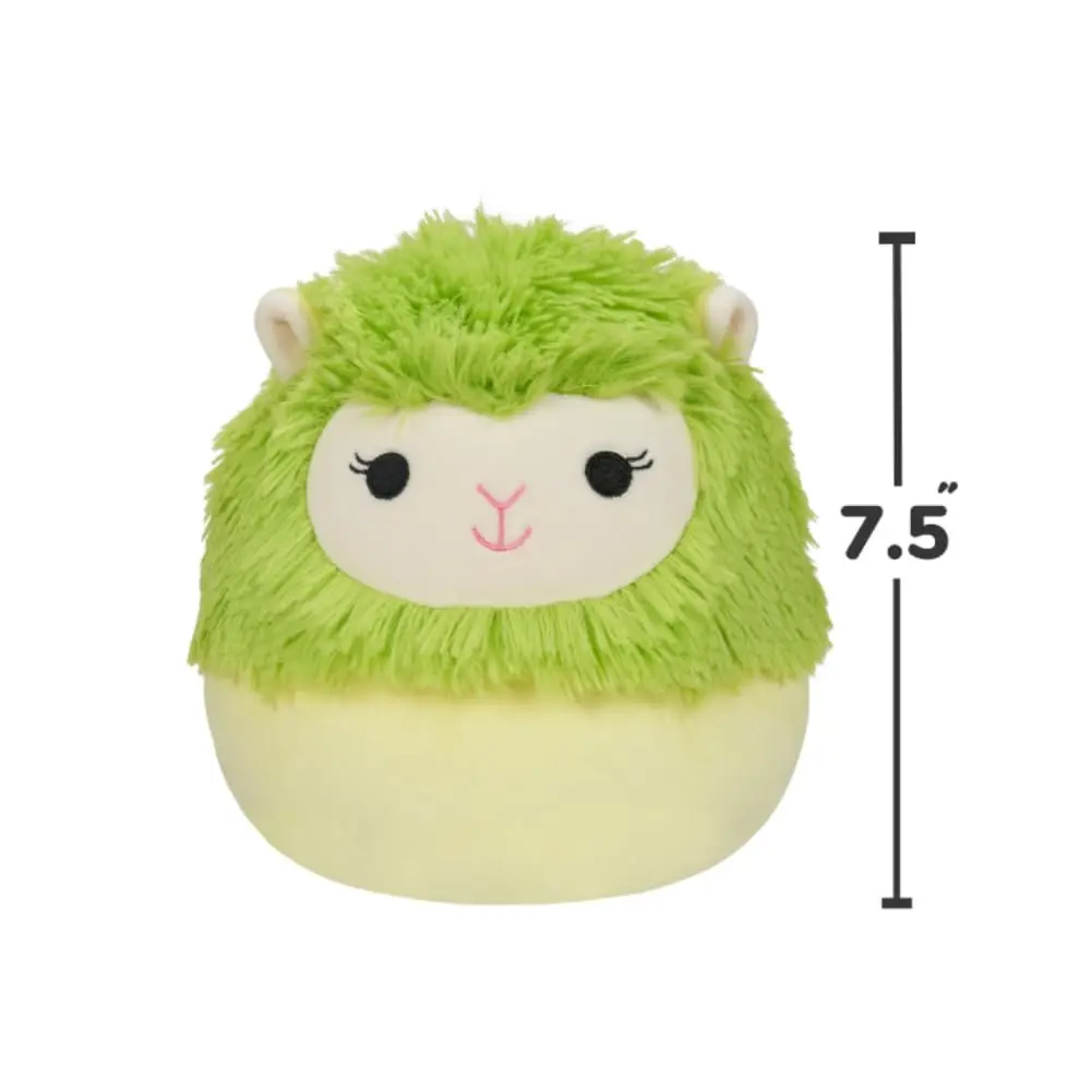 Squishmallows 7.5-Inch Cavaleri Lime Green Alpaca Plush | Soft, Collectible Toy for Kids & Teens - view 3