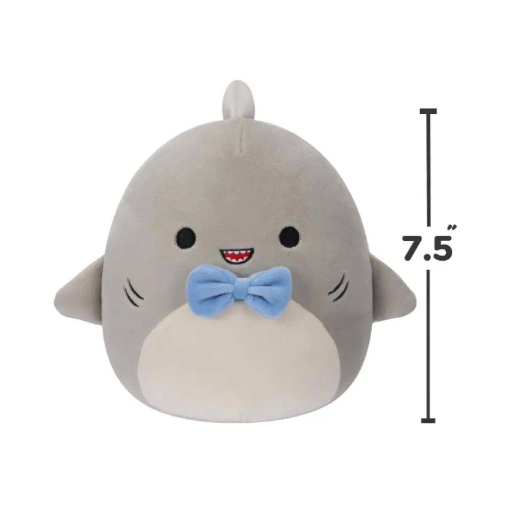 Squishmallows 7.5-Inch Gordon The Grey Shark Plush | Soft, Collectible Toy for Kids & Adults - view 3