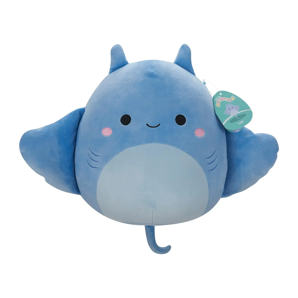 Squishmallows 12-Inch Lux The Blue Manta Ray Plush | Ultra-Soft Collectible Toy for Kids & Adults - view 7