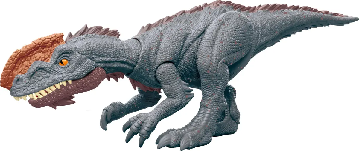 Mattel Jurassic World Strike Attack Dinosaur Toy with Single-Strike Action & Movable Joints | 7-inch Monolophosaurus Action Figure for Kids - view 6