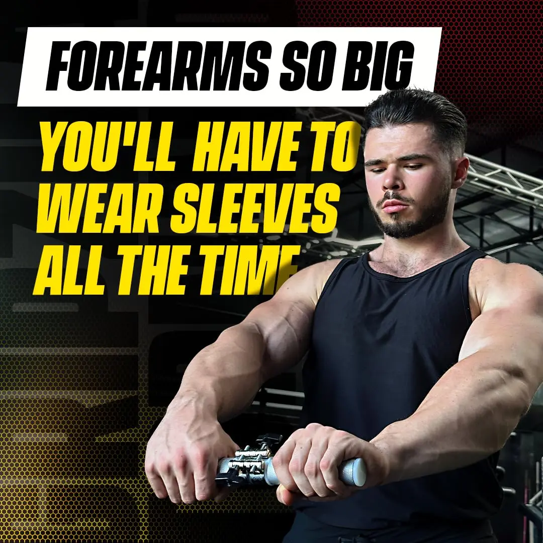 GRIPZILLA Dynamo Forearm Strengthener and Wrist Roller with Adjustable Resistance | 0.798 kg (1.76 lb) - view 5