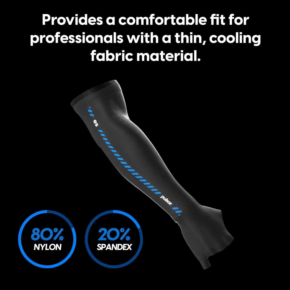 Pulsar Gaming Gears Finger Long Gaming Arm Sleeve X-Large Black | Smoothness & Reduced Friction - view 5