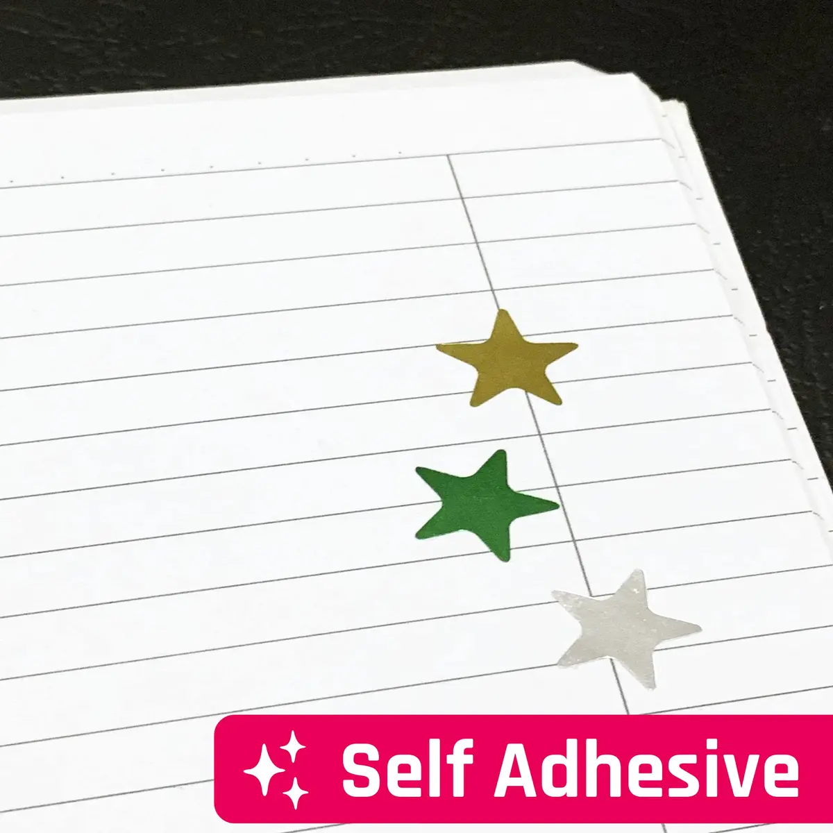 TownStix Gold Foil Star Metallic Stickers 4000 Pack | Bulk Craft Supplies - view 7