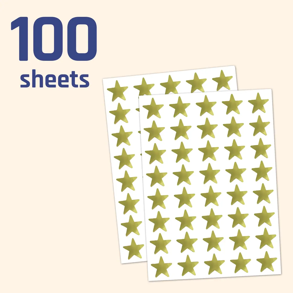 TownStix Gold Foil Star Metallic Stickers 4000 Pack | Bulk Craft Supplies - view 4