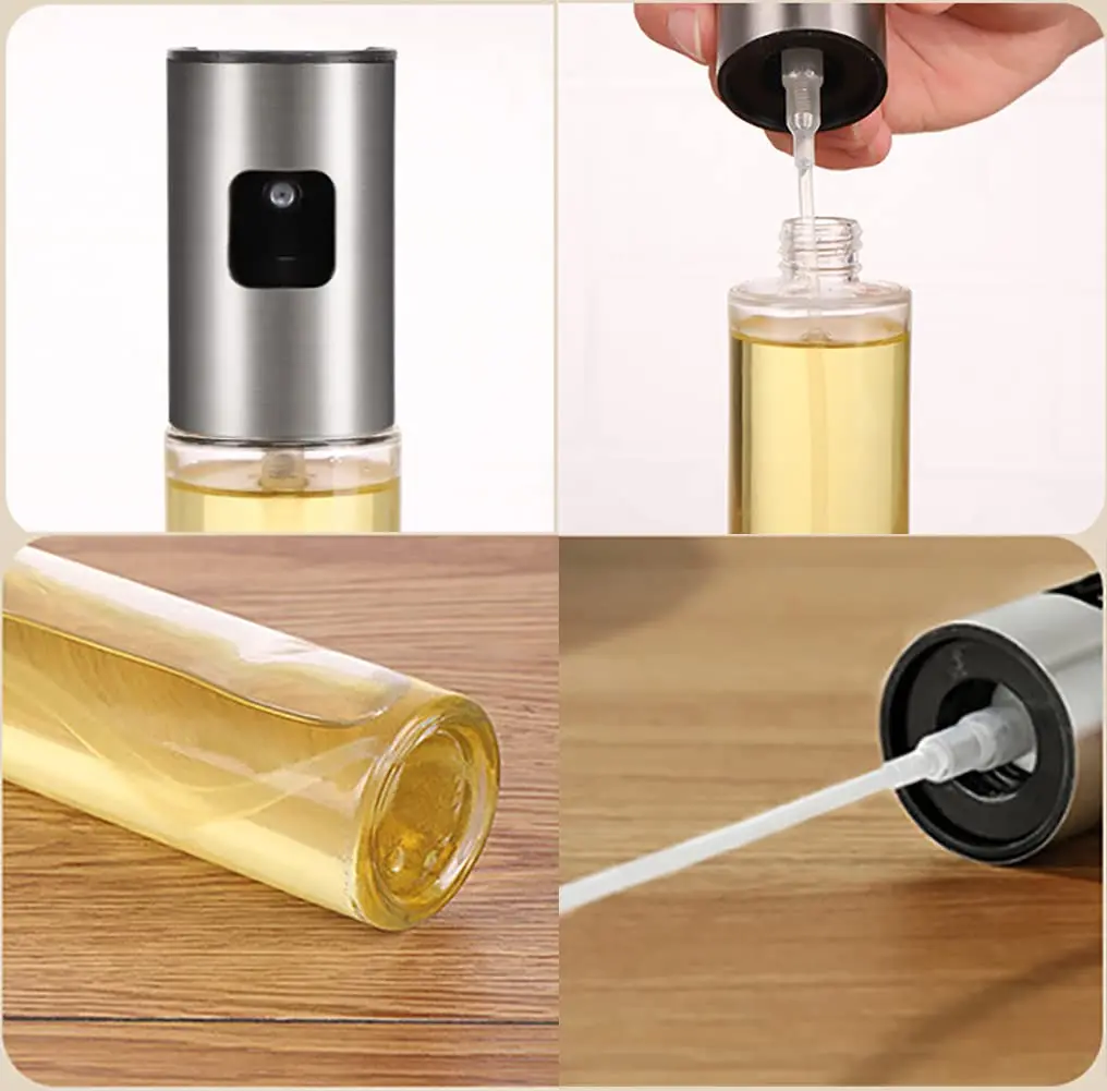 Wayeept Olive Oil Sprayer for Cooking Oil 100 ml | Refillable Mini Bottle for BBQ & Baking - view 9