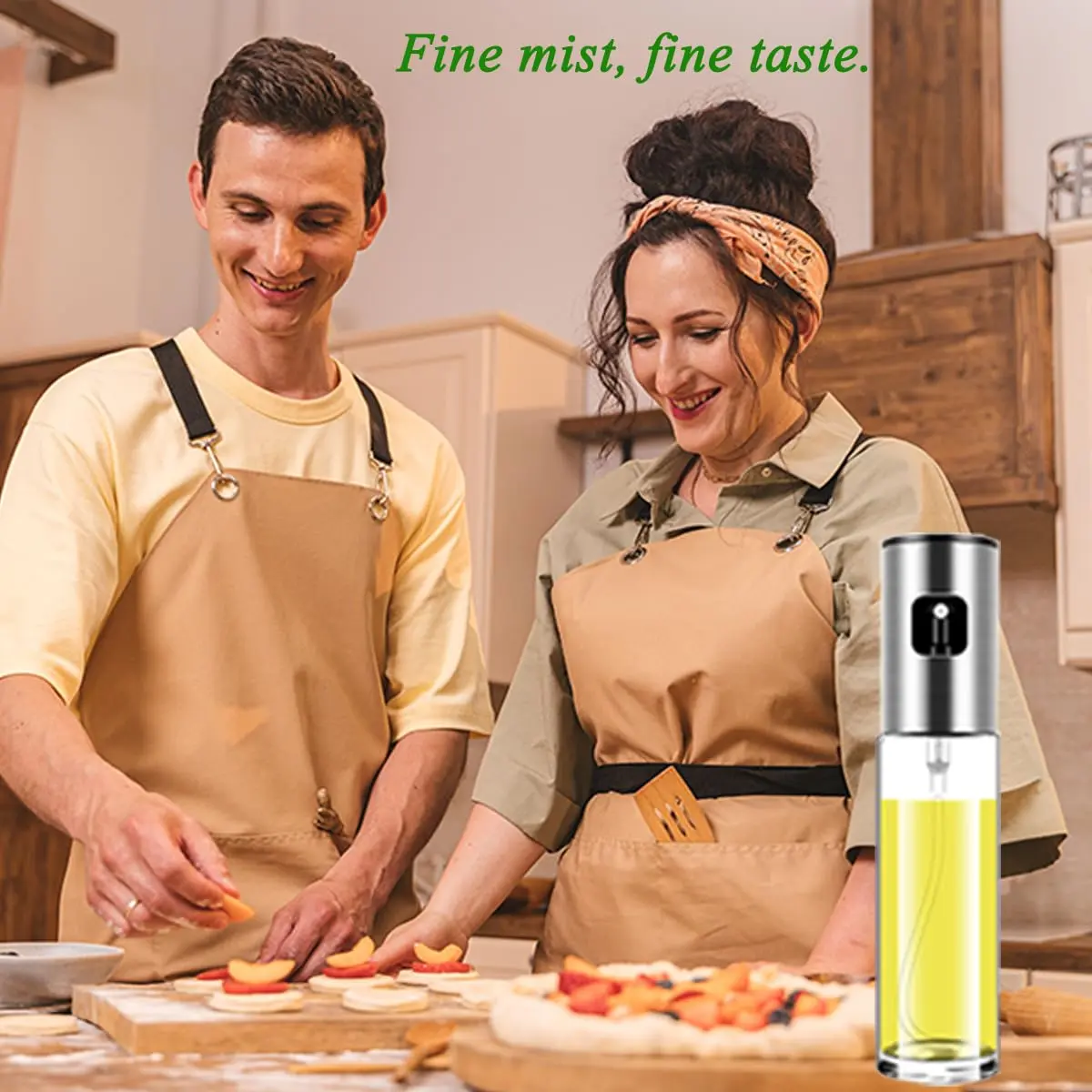 Wayeept Olive Oil Sprayer for Cooking Oil 100 ml | Refillable Mini Bottle for BBQ & Baking - view 2