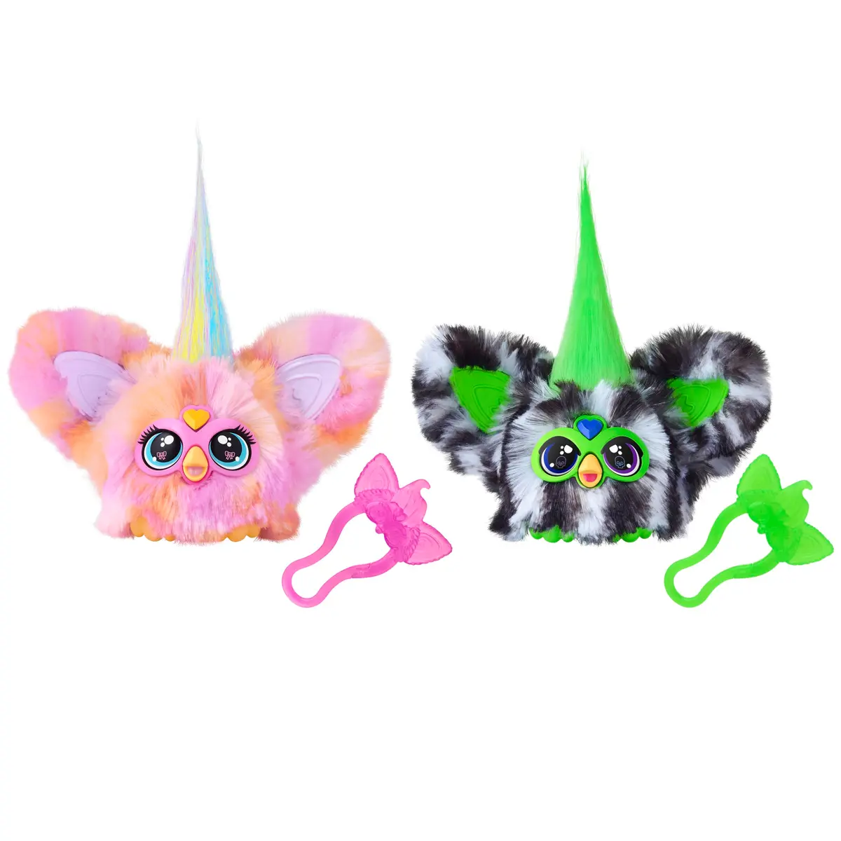 Furby Furblets Fierce & Fabulous 2 Pack, Greenie-Meanie & May-May | 45+ Sounds, Plush Toys for Kids 6+ - main product image