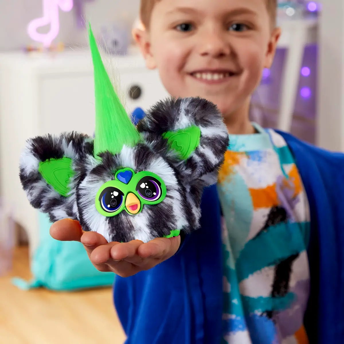 Furby Furblets Fierce & Fabulous 2 Pack, Greenie-Meanie & May-May | 45+ Sounds, Plush Toys for Kids 6+ - view 8