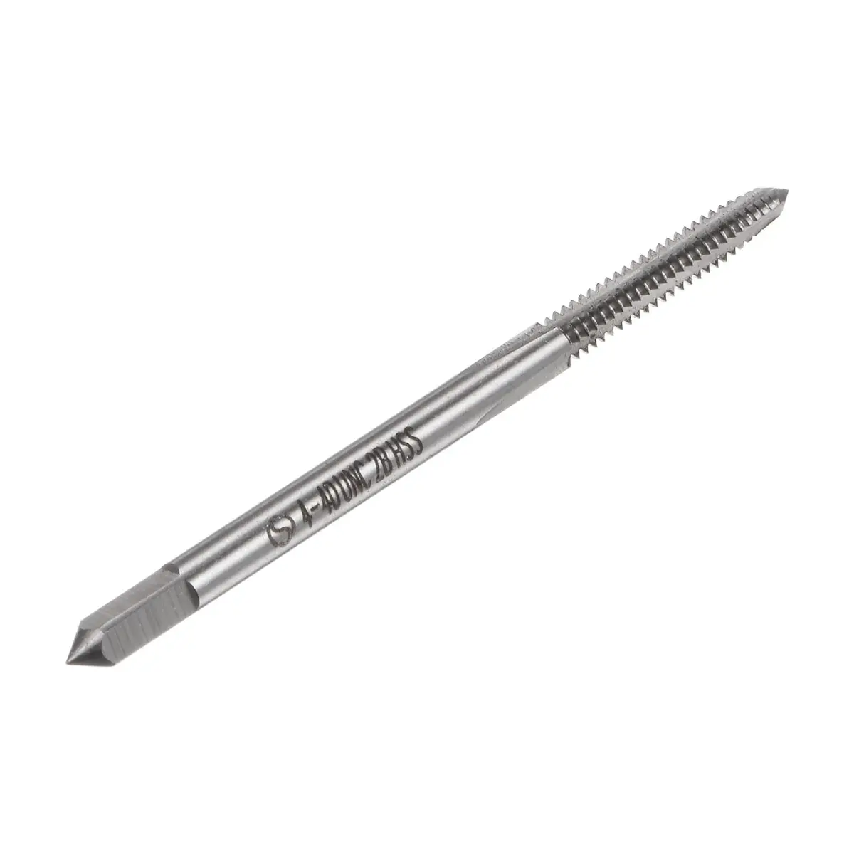 uxcell Machine Tap #4-40 UNC 2B Class 3 Flutes High Speed Steel Screw Threading Tap Tapping Tool (5 Pcs, 51mm Length) - view 3