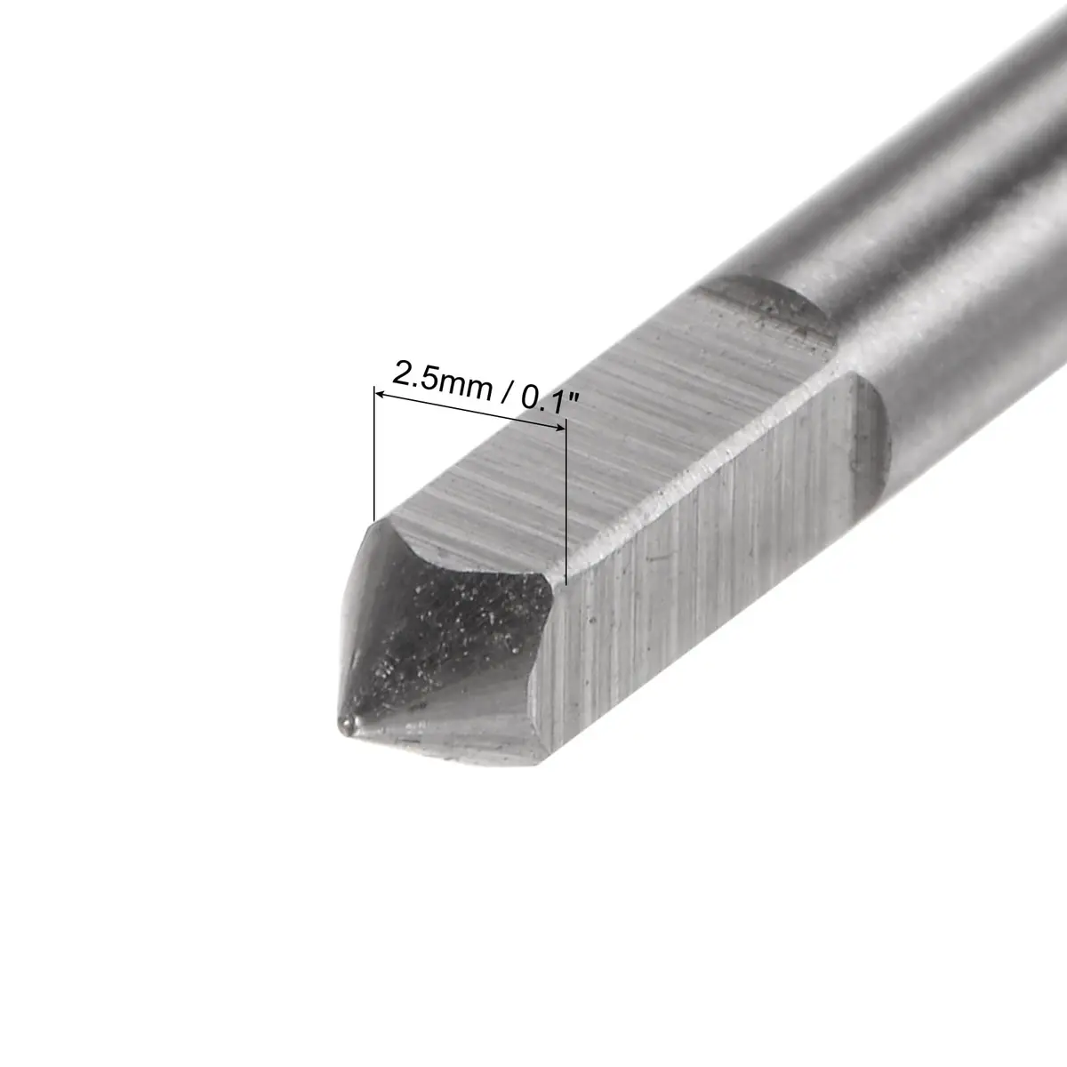 uxcell Machine Tap #4-40 UNC 2B Class 3 Flutes High Speed Steel Screw Threading Tap Tapping Tool (5 Pcs, 51mm Length) - view 4