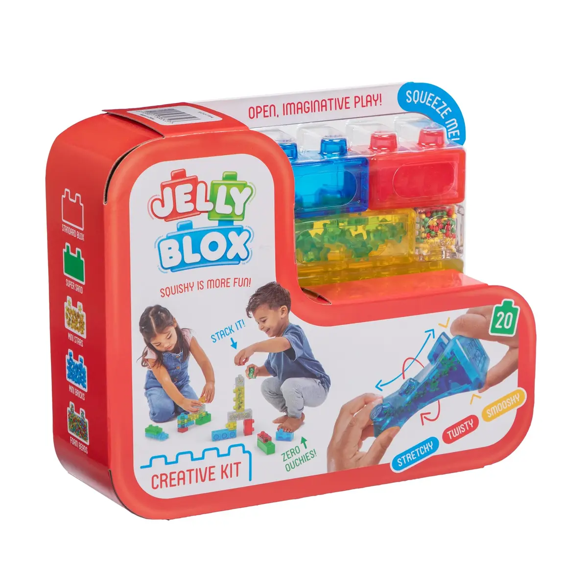 Jelly Blox Creative Kit 20 Blocks | MESH Accredited, Ouch-Free Sensory Toy - view 8