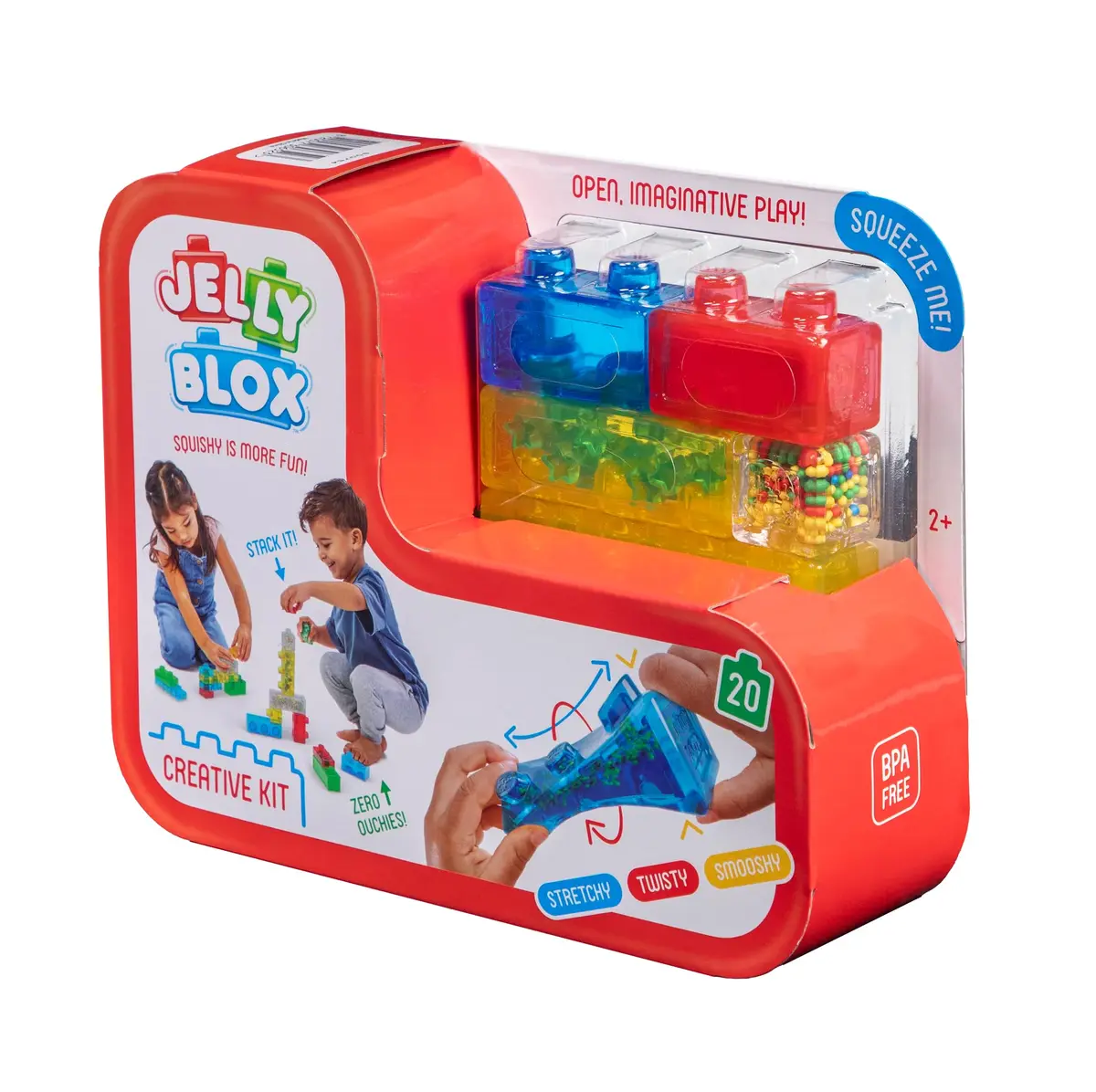 Jelly Blox Creative Kit 20 Blocks | MESH Accredited, Ouch-Free Sensory Toy - view 9