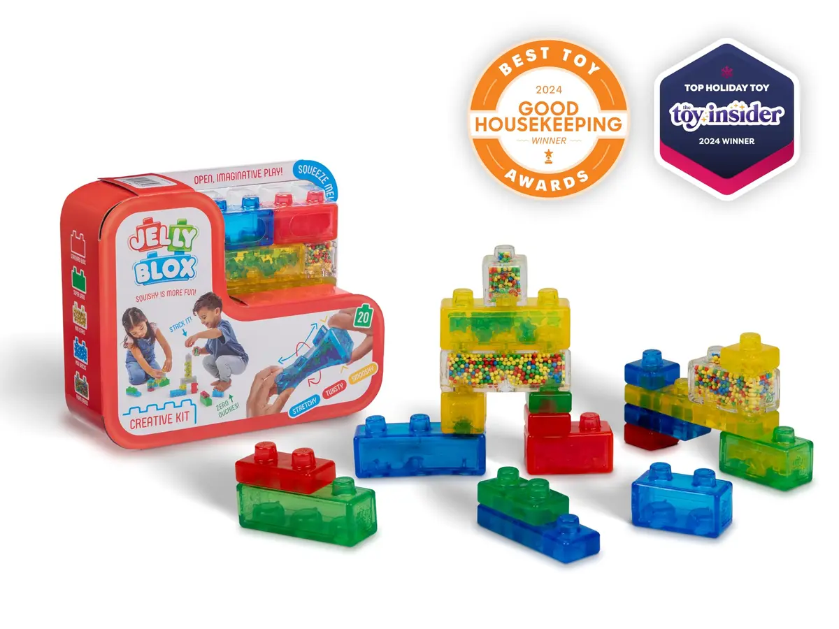 Jelly Blox Creative Kit 20 Blocks | MESH Accredited, Ouch-Free Sensory Toy - view 2
