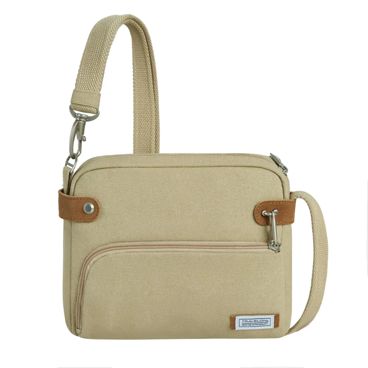 Travelon Anti-Theft Heritage Crossbody Bag 3L (9.5"W x 8"H x 2.5"D) | Secure & Stylish Travel Companion - main product image