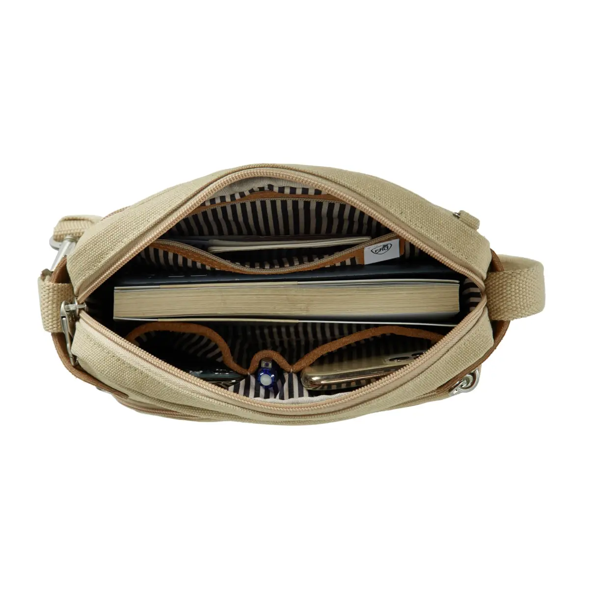 Travelon Anti-Theft Heritage Crossbody Bag 3L (9.5"W x 8"H x 2.5"D) | Secure & Stylish Travel Companion - view 9