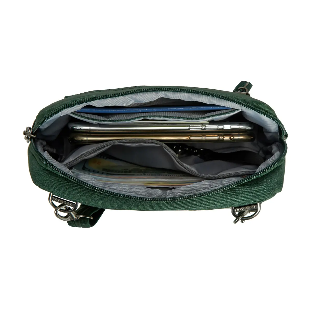 Travelon Anti-Theft Metro Convertible Small Crossbody Bag | RFID & Locking Zippers (70-120 chars) - view 8