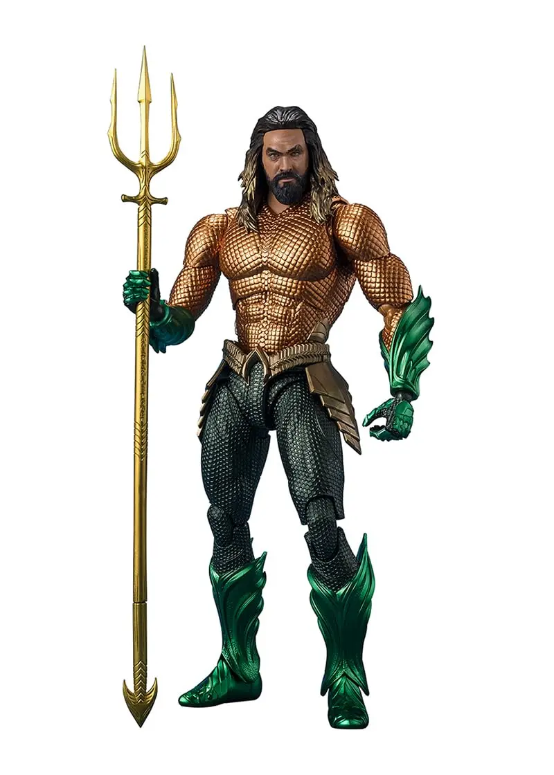 TAMASHII NATIONS Aquaman and The Lost Kingdom S.H.Figuarts Aquaman Action Figure 16.0 cm (6.3 inches) | Officially Licensed Collectible - main product image