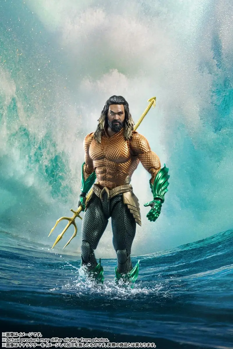 TAMASHII NATIONS Aquaman and The Lost Kingdom S.H.Figuarts Aquaman Action Figure 16.0 cm (6.3 inches) | Officially Licensed Collectible - view 5