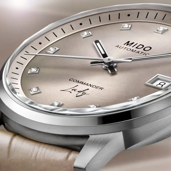MIDO Commander Lady Swiss Automatic Watch 35mm | Elegant Femininity with Diamond Markers - view 2