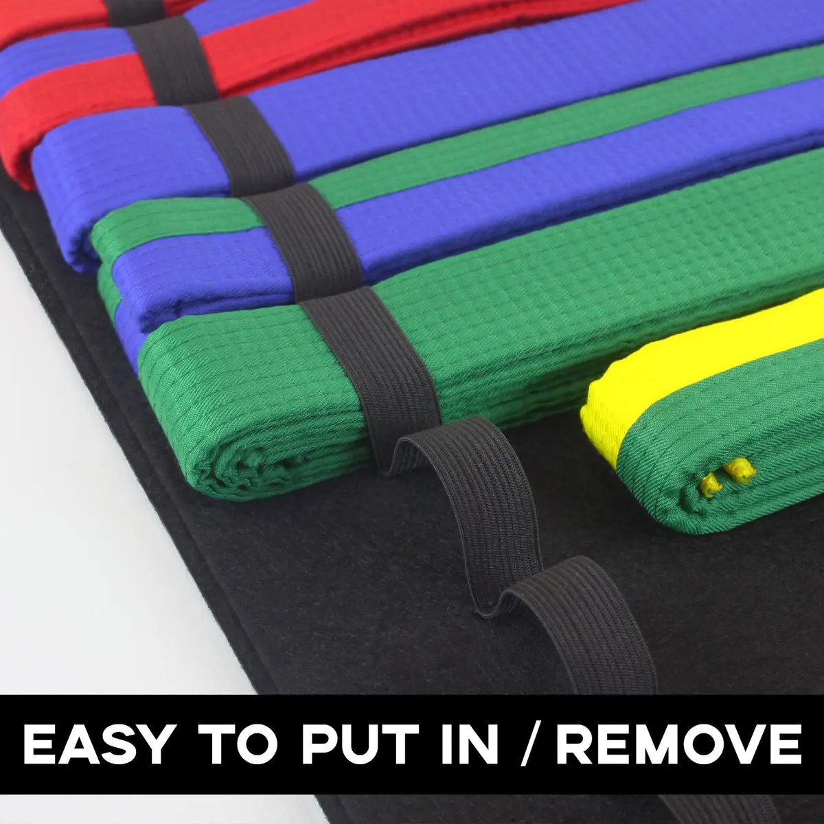 SANJHFF Karate Belt Display Rack Holds 12 Belts | Wall-Mount Martial Arts Organizer - view 6