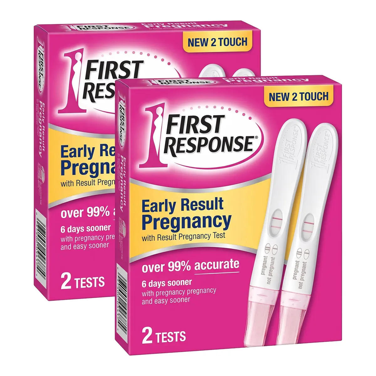 First Response Early Result Pregnancy Test 2 Pack | Detects Pregnancy 6 Days Sooner - main product image