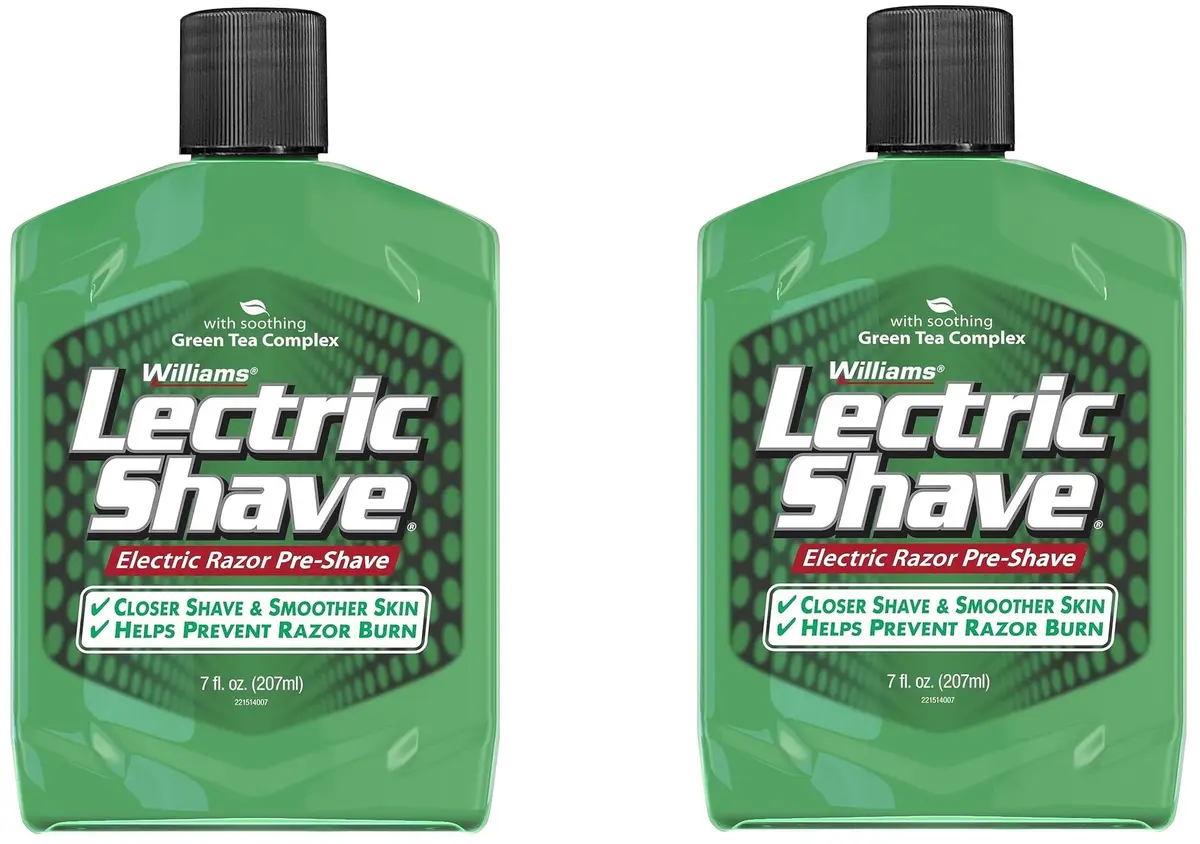 Williams Lectric Shave Electric Razor Pre-Shave Gel 414ml (14 Fl Oz) | Closer Shave for Sensitive Skin - main product image