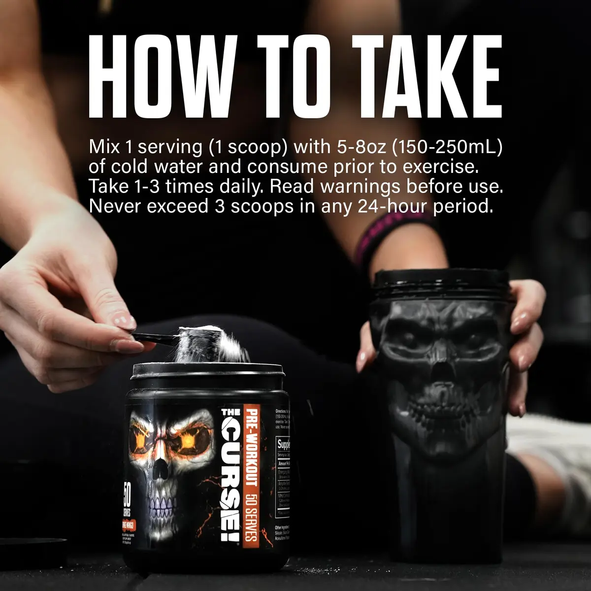 JNX The Curse! Pre Workout Powder with Creatine 155mg, Watermelon | High-Energy, Focus & Pumps (70-120 chars) - view 8
