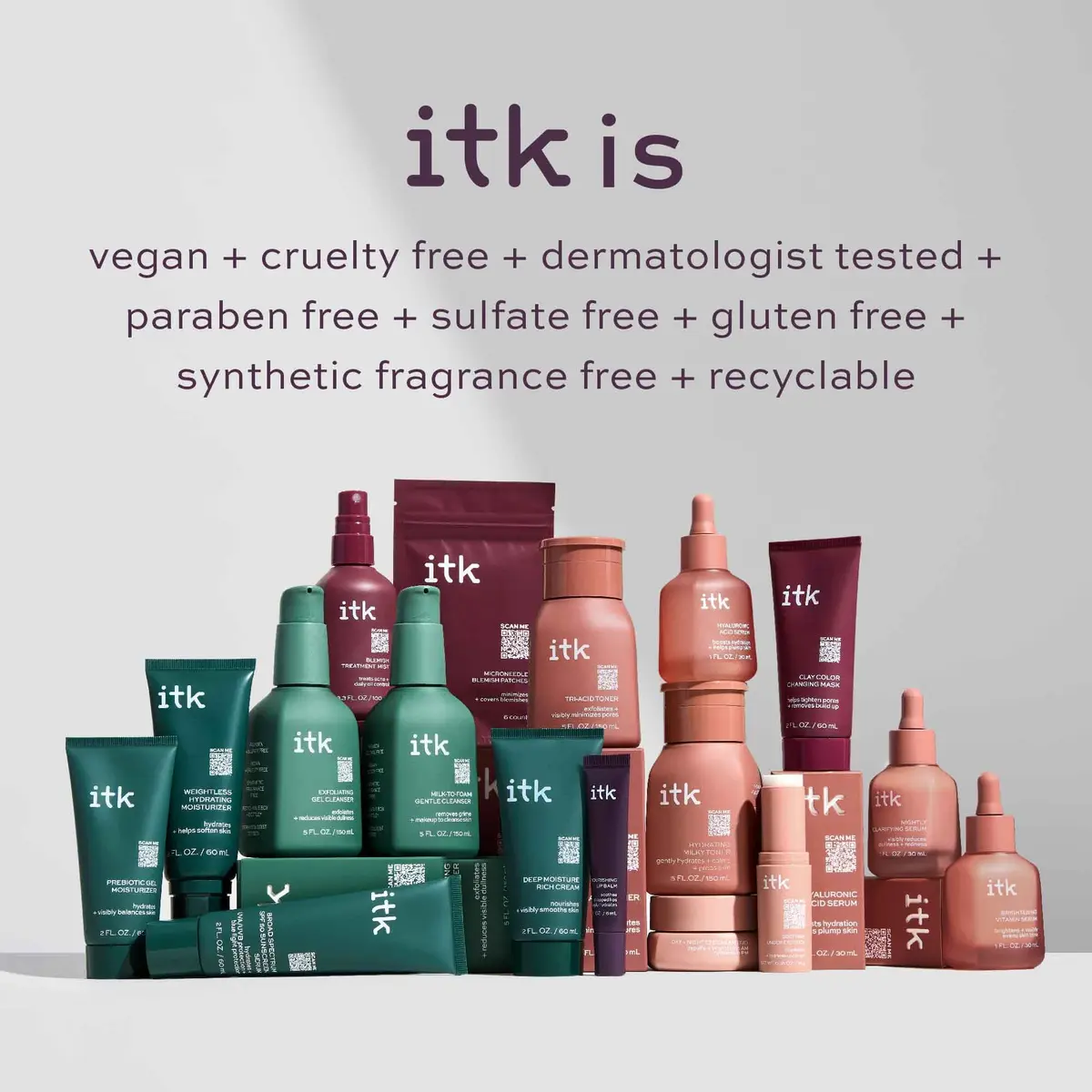 I.T.K. Clay Color Changing Mask 2 oz | Pore Tightening & Oil Absorption for All Skin Types - view 5
