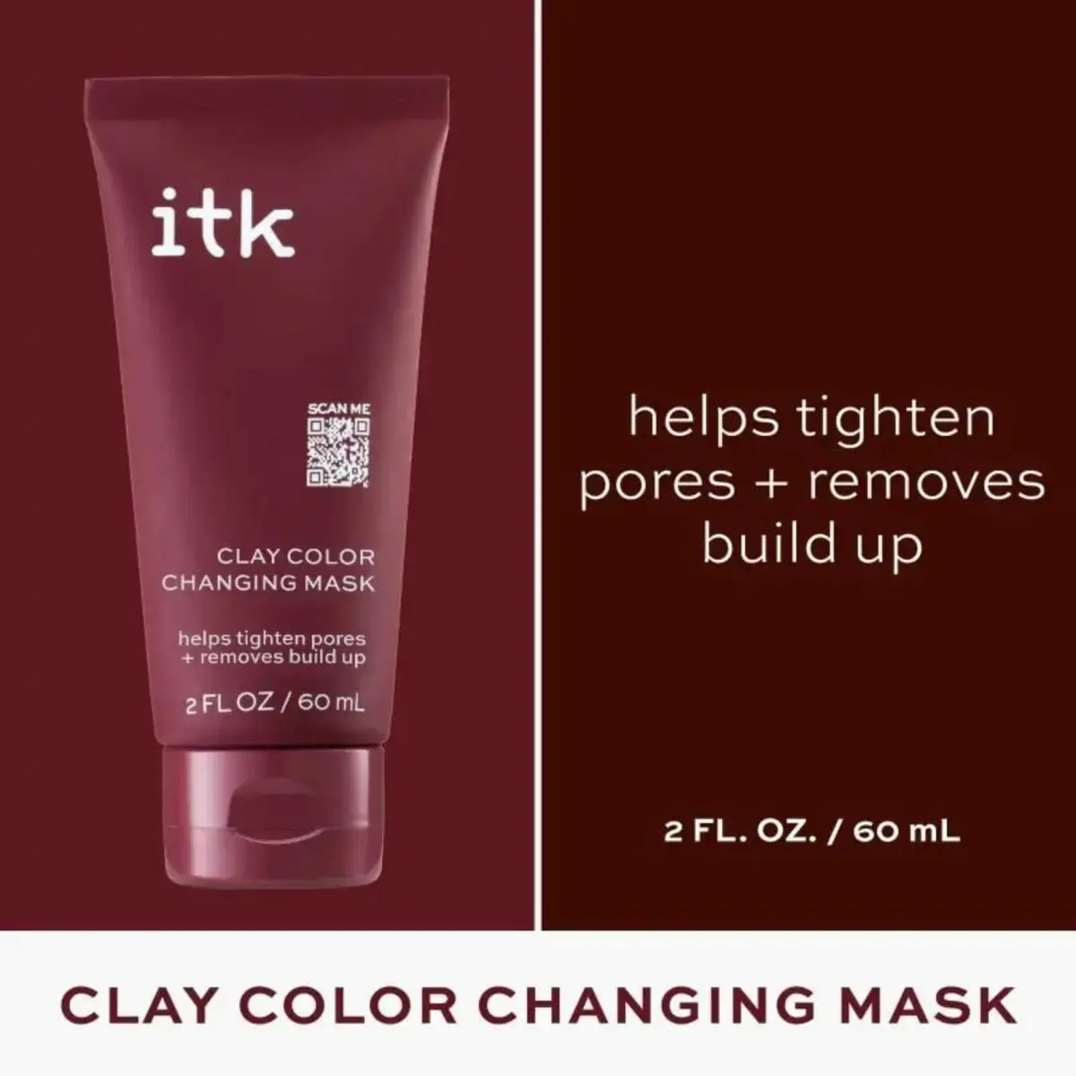 I.T.K. Clay Color Changing Mask 2 oz | Pore Tightening & Oil Absorption for All Skin Types - view 3