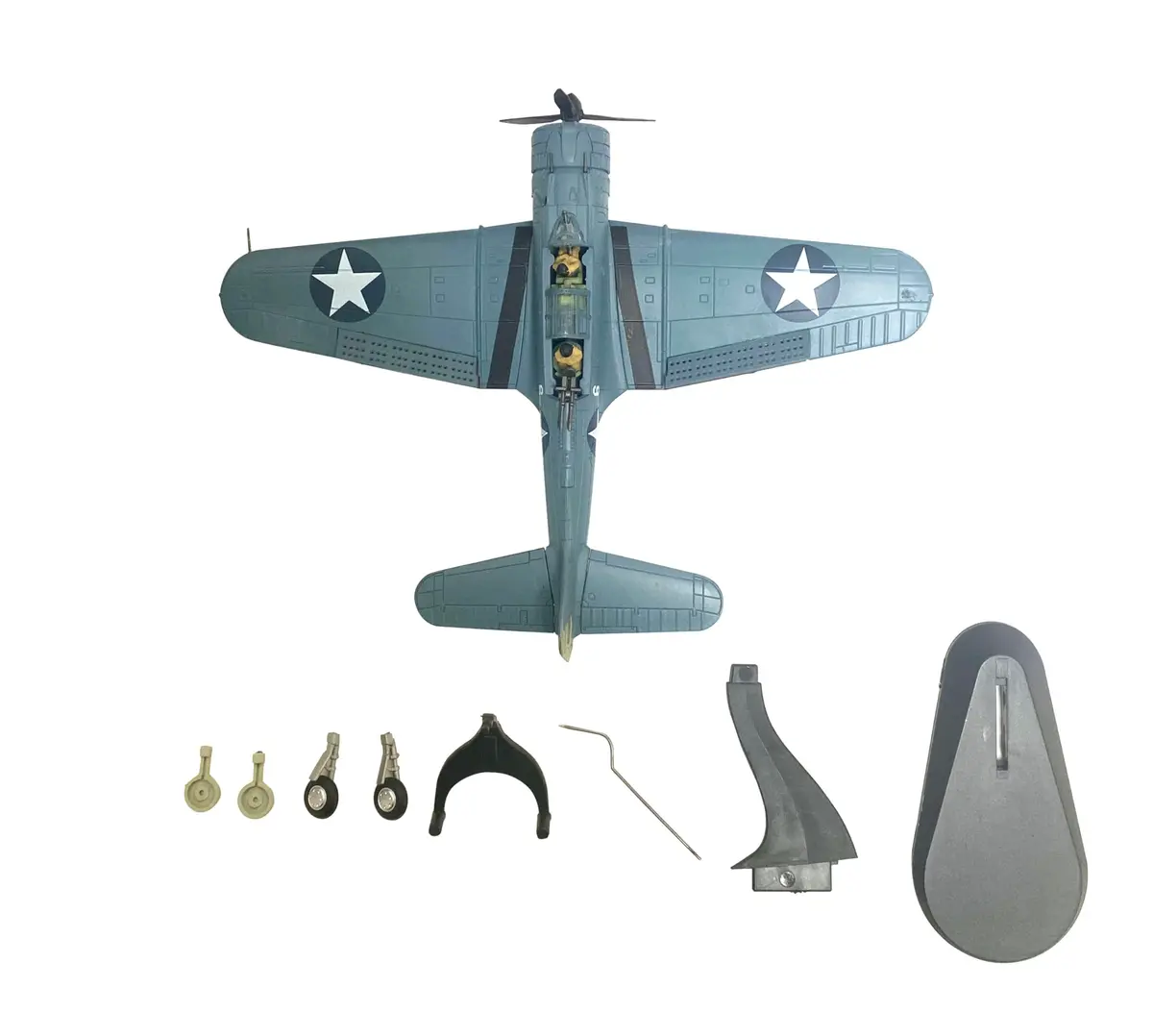wltk Douglas SBD Dauntless 1/72 Diecast Aircraft Model | WWII Naval Scout & Dive Bomber - view 5
