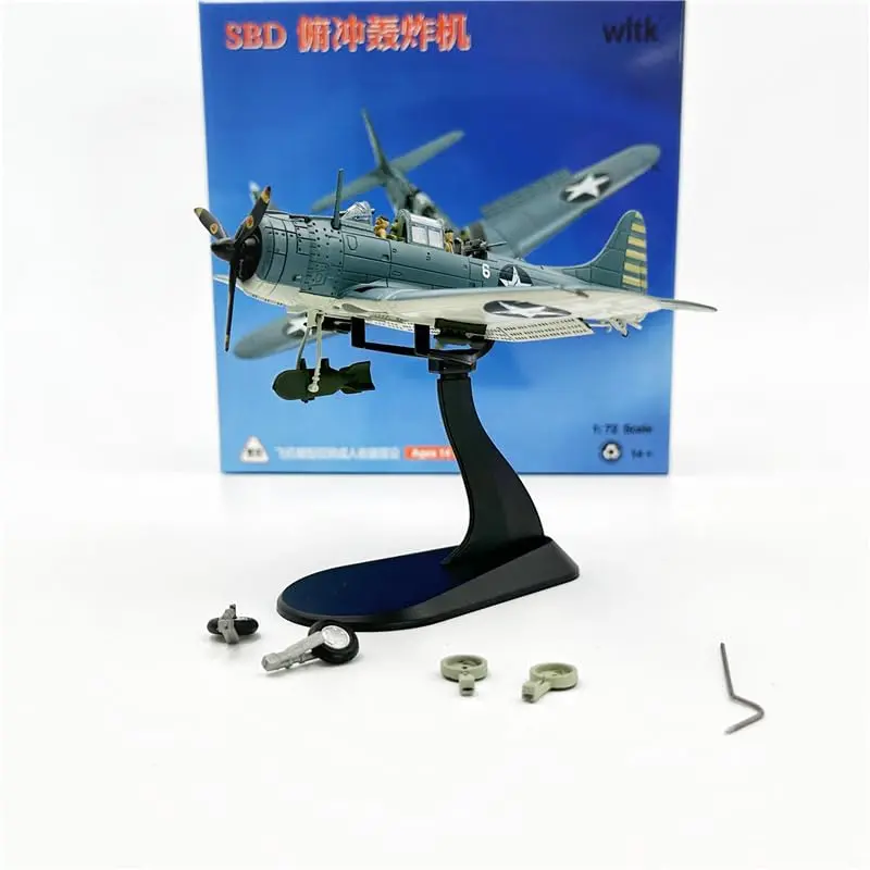 wltk Douglas SBD Dauntless 1/72 Diecast Aircraft Model | WWII Naval Scout & Dive Bomber - view 7